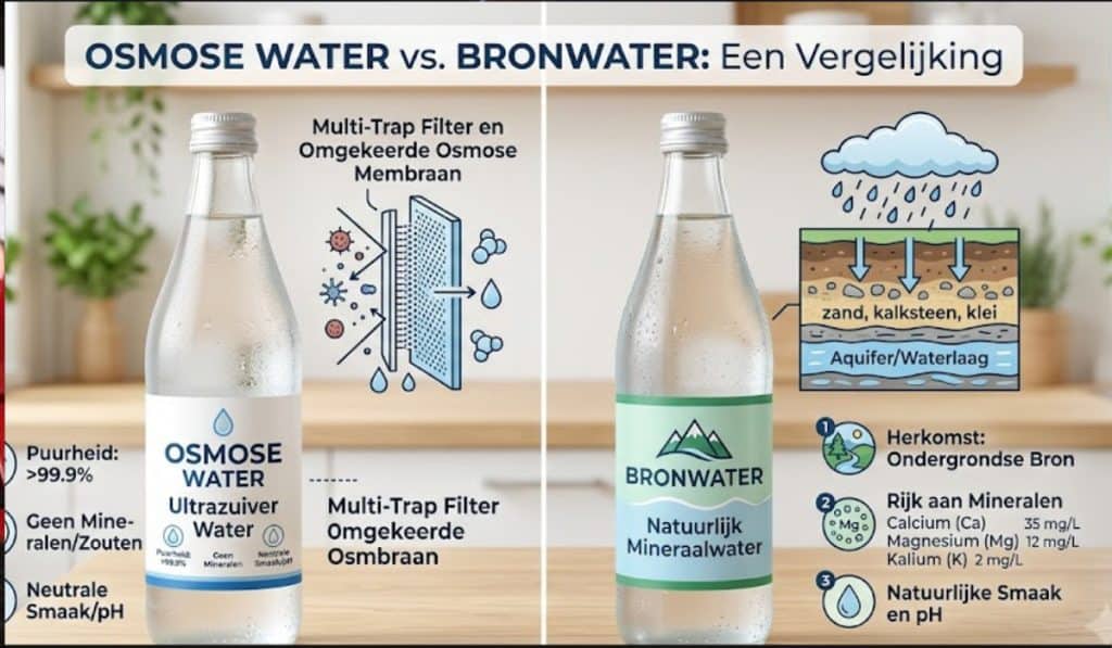 Osmose Water vs Bronwater en Andere Watertypes